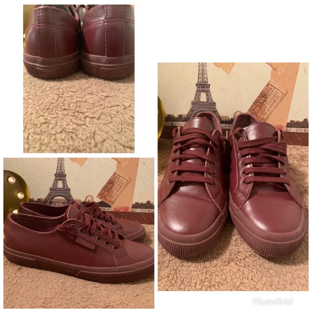 SUPERGA Boudeaux Leather Sneakers